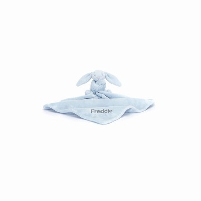 Jellycat Bashful Blue Bunny UK | 98647ZENH